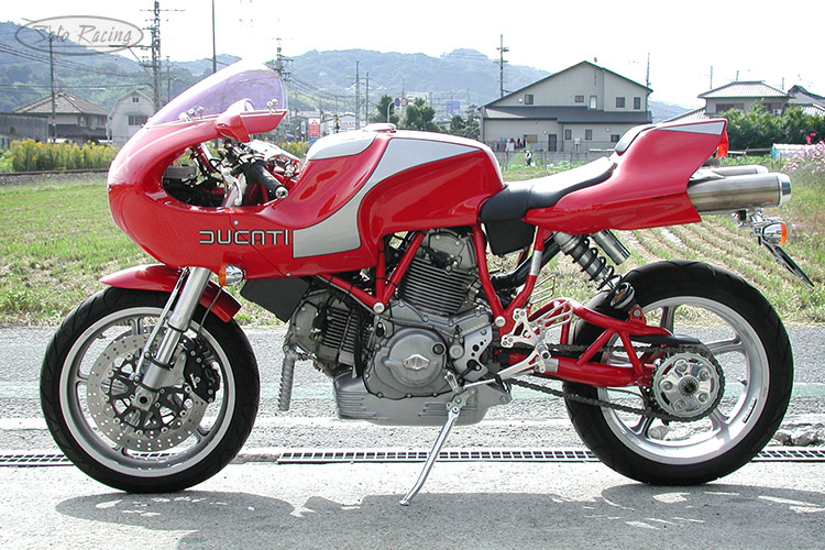 Ducati MH900e with SATO RACING Rear Sets