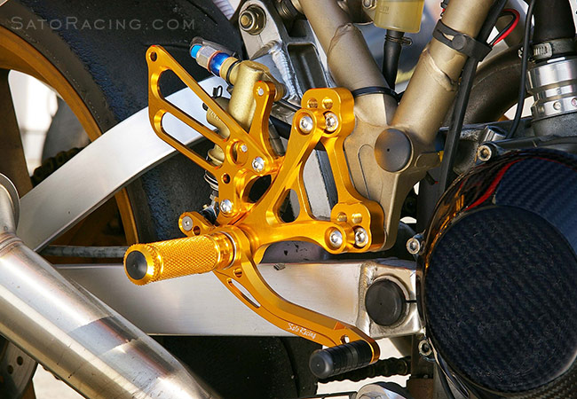 Sato Racing Ducati MH900e/ SS900 Type 2 Rear Sets [R]-side