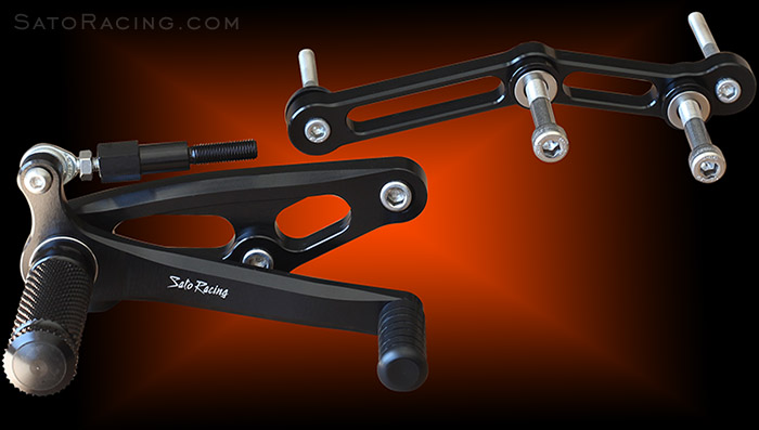 Sato Racing H-D Sportster -'03 Rear Sets [R]-side