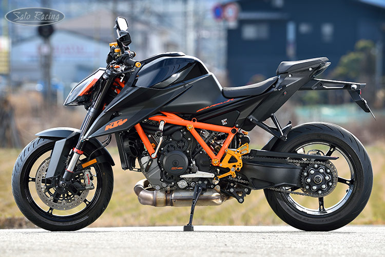 2020 KTM 1290 Super Duke R loaded with SATO RACING parts