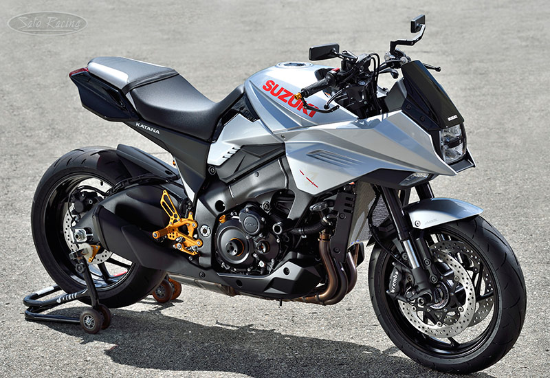 2020 Suzuki Katana with SATO RACING Rear Sets and other parts