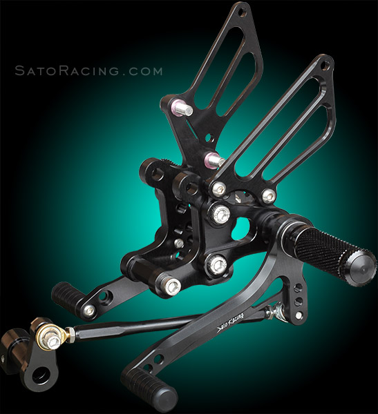 SATO RACING Rear Sets for Triumph T595/ T509/ 955i/ Speed Triple (-'10)