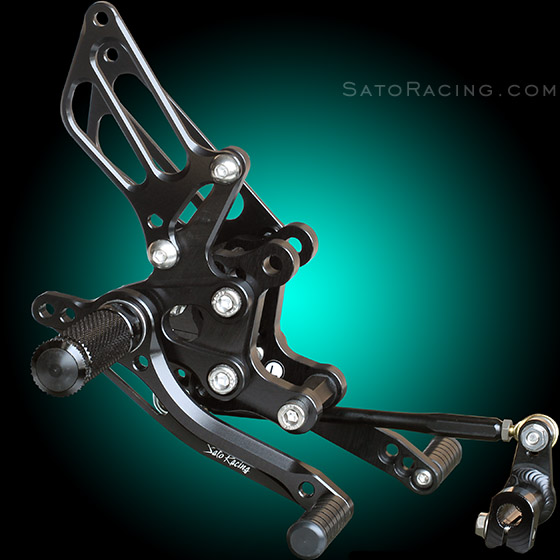 SATO RACING Rear Sets for Triumph T595/ T509/ 955i/ Speed Triple (-'10)