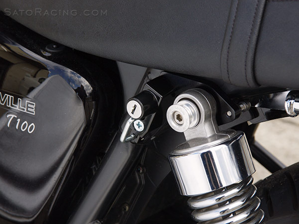 triumph bonneville helmet lock