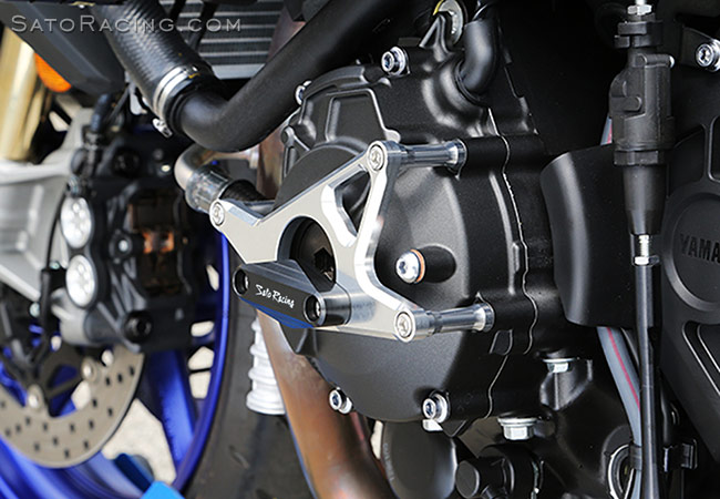 SATO RACING Engine Sliders for '17- Yamaha FZ-10 / MT-10 - L-side