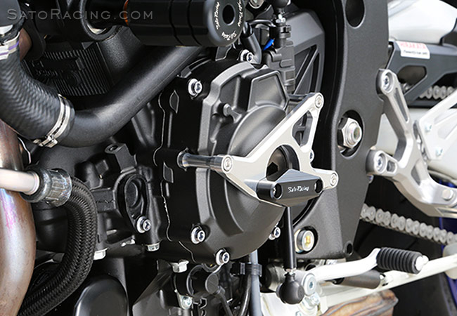 SATO RACING Engine Sliders for '17- Yamaha FZ-10 / MT-10 - L-side