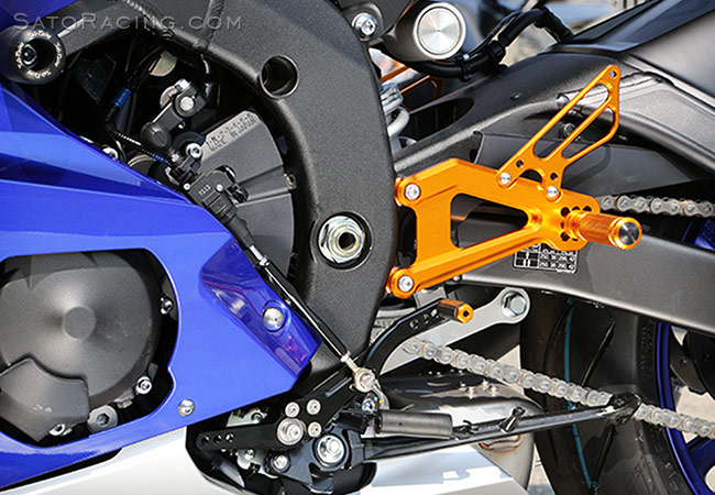 SATO RACING Yamaha YZF-R6 '17-'20 Race Concept Rear Sets [L]-side