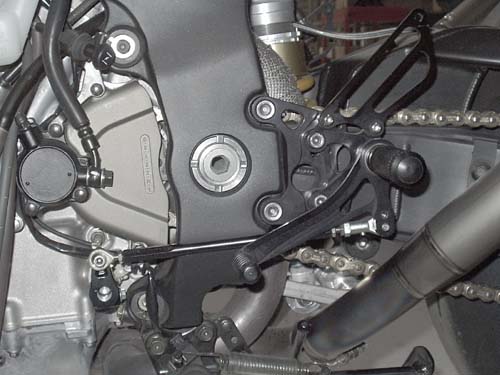 Sato Racing RC51 Rear Sets with Reverse Shift Kit