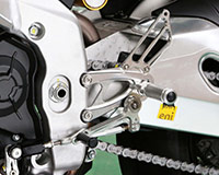 REAR SETS [BLACK] - Aprilia RSV4/ Tuono V4 ABS ('13-'16)