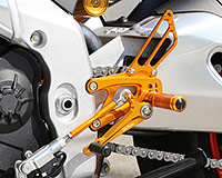 REVERSE SHIFT REAR SETS [GOLD] -No EX Hanger- RSV4/ TuonoV4 '19