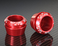 AXLE CAPS [RED] - Honda GROM / Monkey 125 / Kawasaki Z125 Pro