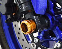 AXLE CAPS 15mm [GOLD] - Yamaha YZF-R3 Front + various (Set of 2)