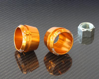 AXLE CAPS [GOLD] - Kawasaki Ninja 400/ 250 '18- (Set of 2)