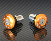 HANDLE BAR ENDS -FLAT- [GOLD] - HONDA / YZF-R3/ Ninja650'17