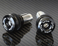 HANDLE BAR ENDS -SHORT style- [BLACK] - HONDA + various