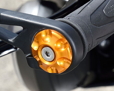 HANDLE BAR ENDS [GOLD] For TRIUMPH Bar End Mirrors (Set of 2)