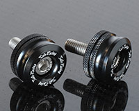 HANDLE BAR ENDS [BLACK] - Size M8 - SHORT Style