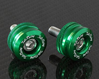 HANDLE BAR ENDS [GREEN] - Size M8 - SHORT Style