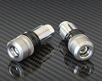 22mm HANDLE BAR ENDS [STEEL] - HONDA + various