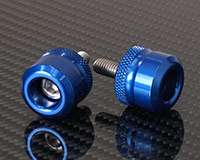 22mm HANDLE BAR ENDS - M6 [BLUE] (Set of 2)