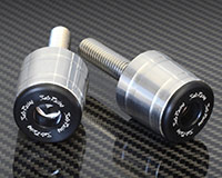 35mm HANDLE BAR ENDS [SILVER] - Size M12 - BMW S1000R/ RR / R9T