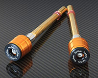 35mm HANDLE BAR ENDS [GOLD] + Weights - HONDA (+ various)