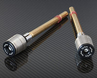 35mm HANDLE BAR ENDS [STEEL] + Weights - HONDA (+ various)