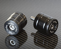 35mm HANDLE BAR ENDS [BLACK] - Size M8