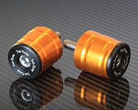 35mm HANDLE BAR ENDS [GOLD] - Size M8