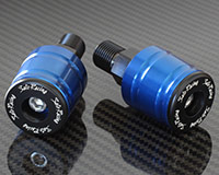 35mm HANDLE BAR ENDS [BLUE] - Yamaha (various) (Set of 2)