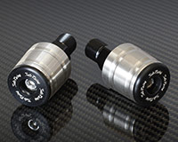 35mm HANDLE BAR ENDS [STAINLESS] for YAMAHA (various) (Set of 2)
