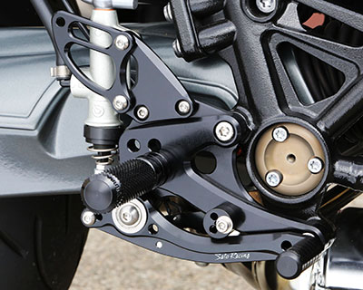 REAR SETS [BLACK] - BMW R nineT / Pure ('17-'20)
