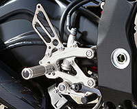 REAR SETS [SILVER] - BMW S1000R ('14-'16)