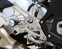 REAR SETS [SILVER] - BMW S1000RR ('15-'16)