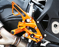 REAR SETS [SILVER] - BMW S1000RR '17-'18