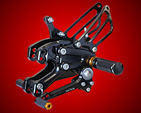 'Race Concept' REAR SETS [BLACK] - BMW S1000RR '10-'14