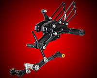 'Race Concept' Reverse Shift Rear Sets [BLACK]- BMW S1000RR -'14