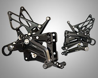 "FORWARD/UP" REAR SETS [BLACK] - BMW S1000RR ABS ('10-'14)