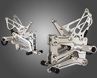 "FORWARD/UP" REAR SETS [SILVER] - BMW S1000RR ABS ('10-'14)