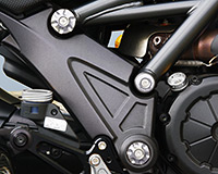 Frame Plug Set [SILVER] - Ducati Diavel