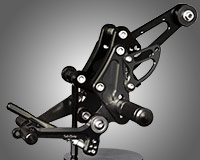 REAR SETS [BLACK] - Ducati Diavel '11-'16
