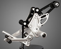 REAR SETS [SILVER] - Ducati Diavel '11-'16