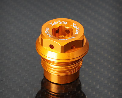 Oil Filler Cap [HEX style] [GOLD] - Ducati various (dry clutch)