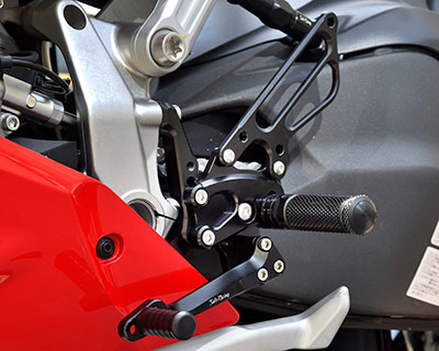 REAR SETS [BLACK] - Ducati Panigale V2 '20-