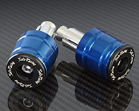 35mm HANDLE BAR ENDS [BLUE] - Ducati/ KTM +various