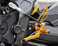 REVERSE SHIFT REAR SETS [BLACK] - Honda CBR650R w/ quickshifter