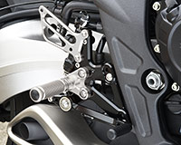 REAR SETS [SILVER] - Honda CBR650F/ CB650F / CBR650R/ CB650R