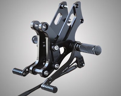 REAR SETS [BLACK] - Honda 919 / 599 Hornet '02-'07