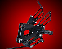 REAR SETS [BLACK] - Honda CBR125R ('11-)