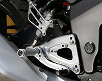 REAR SETS [SILVER] - Honda CBR125R ('11-)